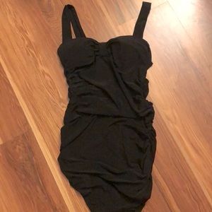Body on little black dress
